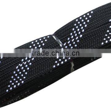 Custom Hot Selling Polyester Falt Waxed Non-waxed Hocky Shoelaces photo-2
