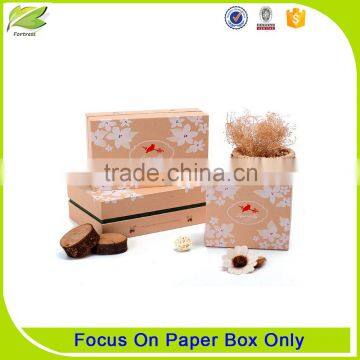 Multilayer beautiful paper food box