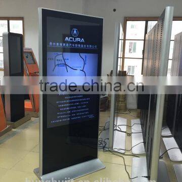 Ultra Thin Digital Signage / HD Touch Screen Advertising Totem With Wifi / 3G photo-3