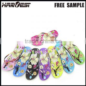Custom blank sublimation flip flop , latest girl home slipper factory
