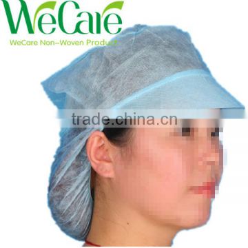 Disposable Non Woven Woman work cap with the mesh