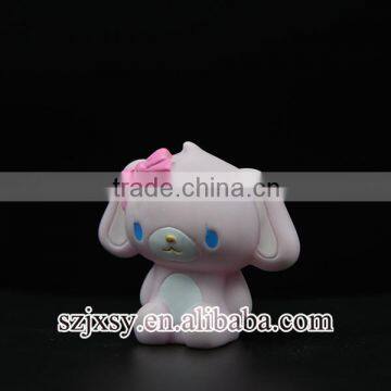 small pink birthday gift birthday cat figure for girls