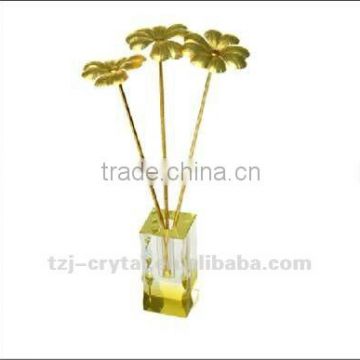 Luckly clovers Gold foil clovers.Exquisite gift.3 pcs