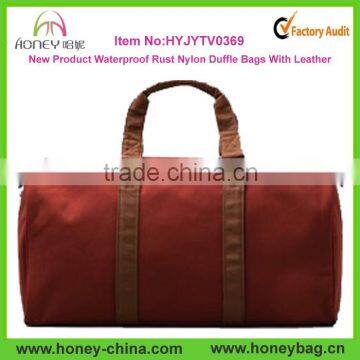 2016 China Supplier Luxury Rust Waterproof Nylon Designer Travel Bags