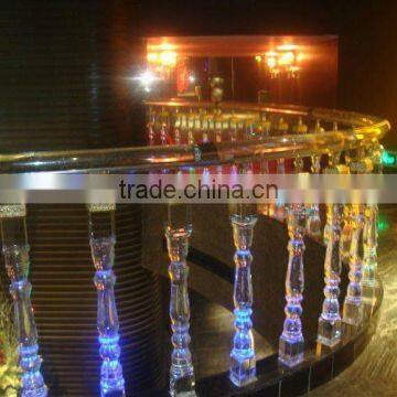 Crystal Column Stair Stairs Glass Decorative Pillars