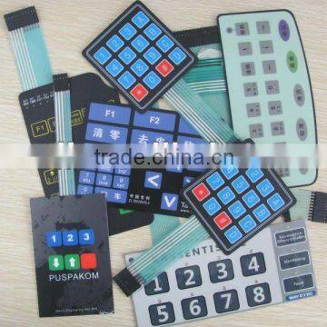 Kinds of switch panel Keypad /keyboard /push button membrane switch panel