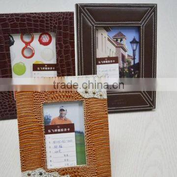 High-quality leather love photo frame /funny photo frame /photo picture frame