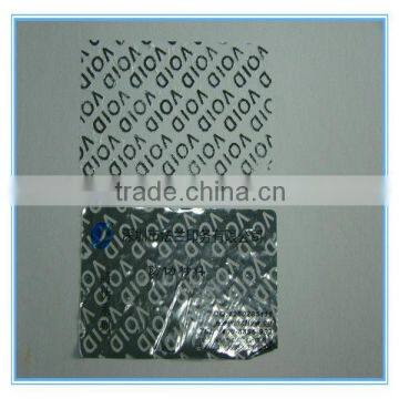 Customized Self Adhesive VOID Sticker