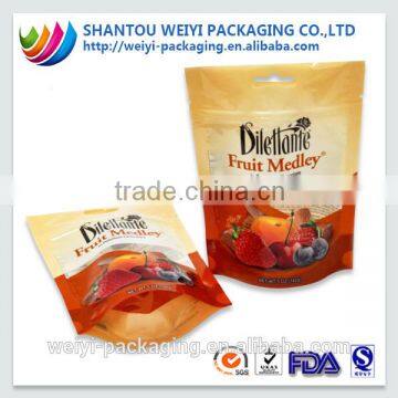 China Supplier Wholesale Kraft Stand up Pouch With Zipper