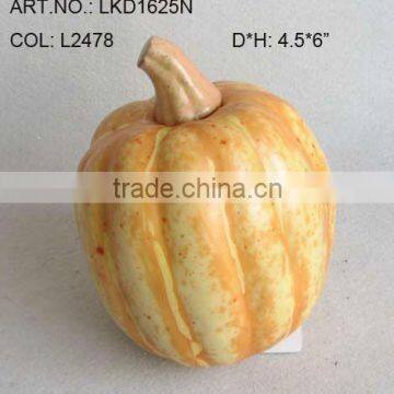 2014 Artificial Fake Fruits Fall Pumpkin 4.5*6 inch Artificial Polyfoam Pumpkin