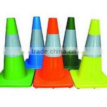 Yellow PVC Traffic cone