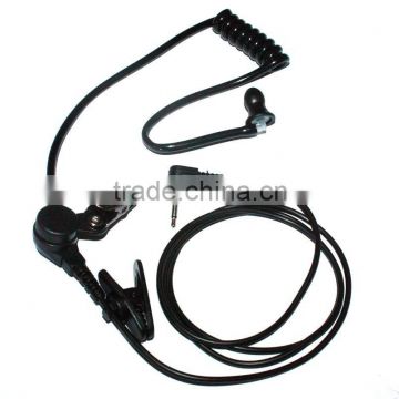 3.5MM Listen Only With Black Acoustic Air Tube Earpiece Headset For MIC Speaker