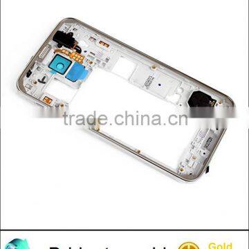 Brand new middle frame metal frame for Samsung s5 back housing bezel frame with camera