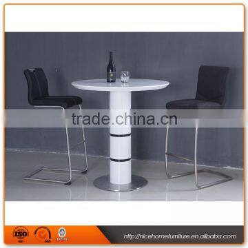 2016 High Gloss Round Bar Table Bar