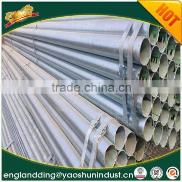 thick zincing Hot galvanized tubing hot dip galvanized steel tube