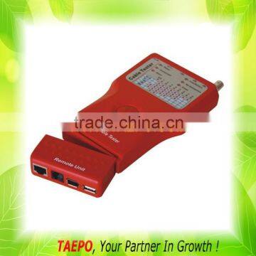 5-in-1 patch cable tester for RJ11/RJ45/BNC/USB/1394