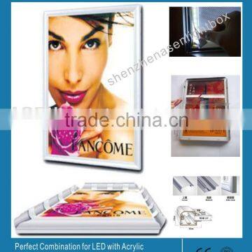 2014 hot sale slim light box manufacturer