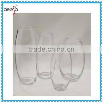 wholesale flower arrangements tall round clear glass vase