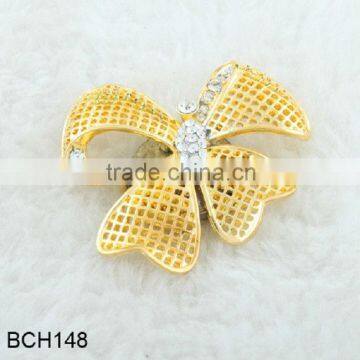 2013 Fashion Fabric Flower Brooches