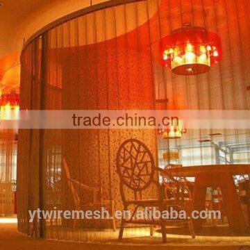 Metal drapery curtain / metallic decoration drapery (China factory)