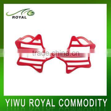 Promotional Plastic Window Shutter Star Sunglasses