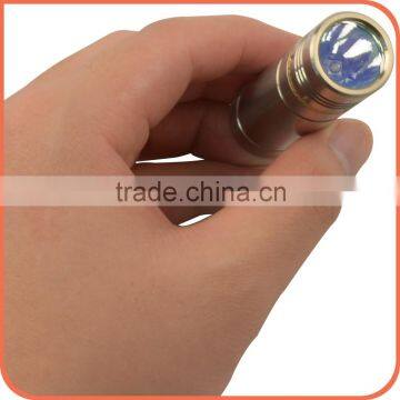 LuckySun China Led Slim Torch 304 Stainless Steel 300Lm Mini Q5 in Led Flashlights for Outdoor Hiking photo-4