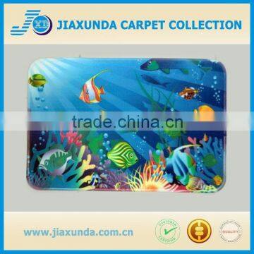 Blue new design animal wonderful fashion kids play mat