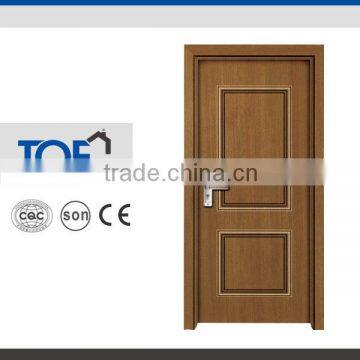 Attractive Modern Design Wood Interior Exterior Solid Glass Door