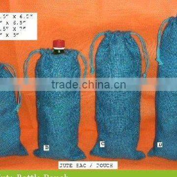 Jute draw string packaging pouches