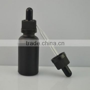 60ml 100ml 30ml white clear black frosted glass dropper bottle