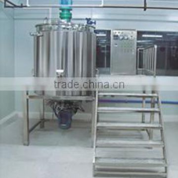 Smooth 316L Stainless Steel Lotion Soap blending tank reactor type tank