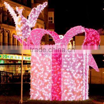 3d Led Christmas Box Gift Motif Lighting Boxes Custom Made Gift Boxes