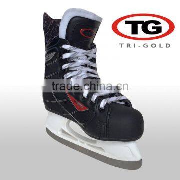 High quality winter PU hockey skates shoes for Men Adult made in China