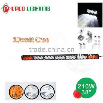 On sale amber led light bar,38inch C ree 210w amber led light bar