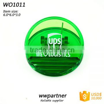 Round Shaped Plastic Magnet Clip for Promotion