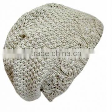 Light Crochet Hat Frost Hat