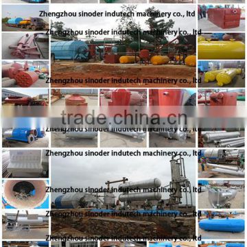 batch waste tire pyrolysis plant ,waste scrap tire recycling machine , pyrolysis recycle machine