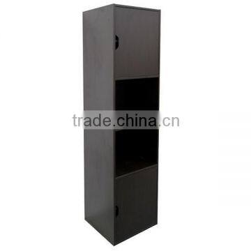 Bedroom wood corner wall cabinet tall storage cabinet with showcase