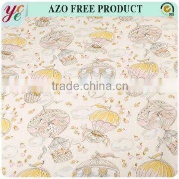 cartoon design printed tencel fabric for bed sheet