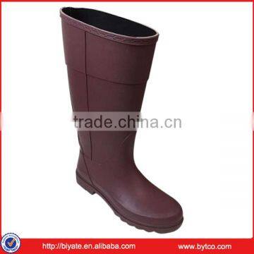 Mid Calf Buckle Strap Snow Warm Round Toe Rainboots