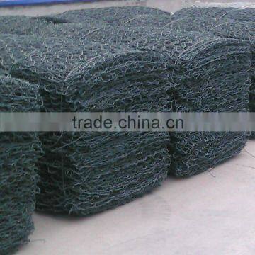 hexagonal gabion box pvc coated