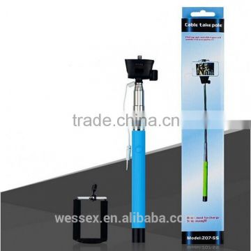 Cable Take Pole Selfie Stick,Wired Monopod Selfie Stick,monopod