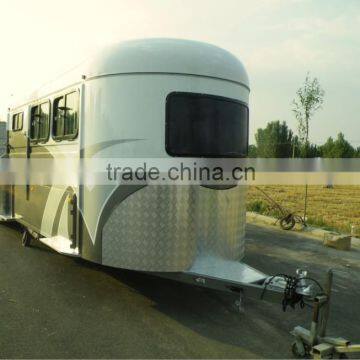 2 horse angle load float Extended Height & Length