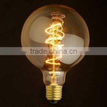 E27 Squirrel Cage Filament Light Bulb - DIY Set - Edison Bulbs - Industrial Pendant photo-4