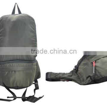 Promotional lightweight foldable backpack / Travelling Folded backpack Bags