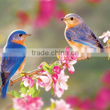 manufactory price two birds on the flower tree hand drilled hobby diamond painting