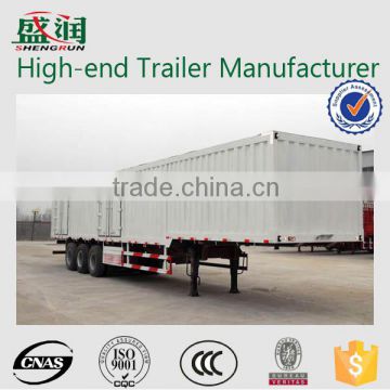 Tri-axle dry van semi trailer, cargo box trailer