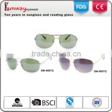 Wholesale Custom Sunglasses 2016 Uv400 Sunglass Classical Metal Sunglasses Promotion