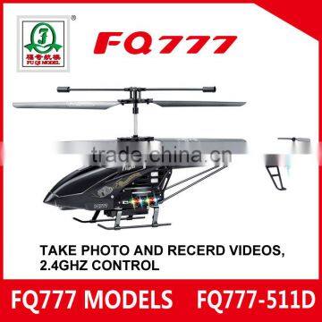 FQ777-511D 3.5ch RC Helicopter with Camera with Gryo 1GB SD Card