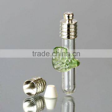 European style perfume glass bottle pendant for jewelry at lowest price
